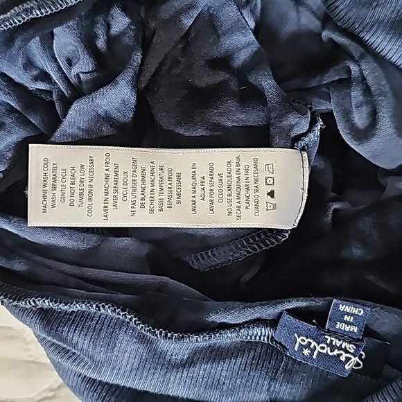 NWOT-SPLENDID Zarah Maxi Blue and Black  Skirt - Picture 7 of 10